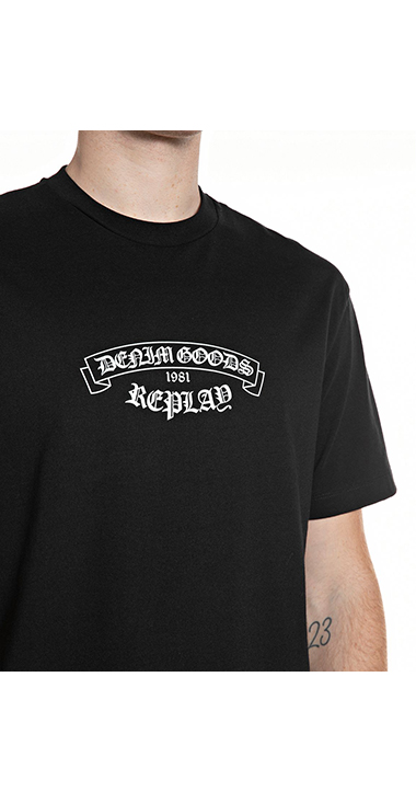 ベーシックジャージープリント Tシャツ｜REPLAY リプレイ公式通販サイト